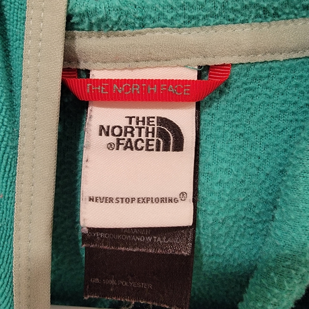 The North Face Green Hooded Jacket Women's Medium - Picture 4 of 7